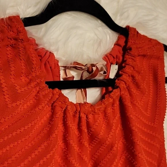 A New Day Orange  dress textured Sz XXL - Picture 11 of 11